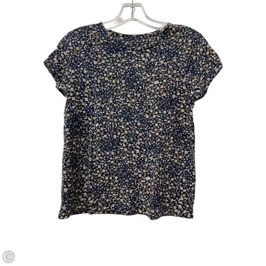 Top Short Sleeve Basic By Loft In Blue, Size: Xs