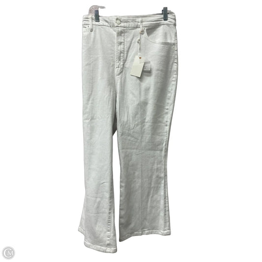 Jeans Cropped By Good American In White, Size: 20