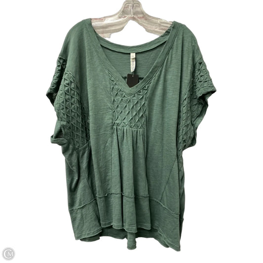 Top Short Sleeve By Torrid In Green, Size: 2x