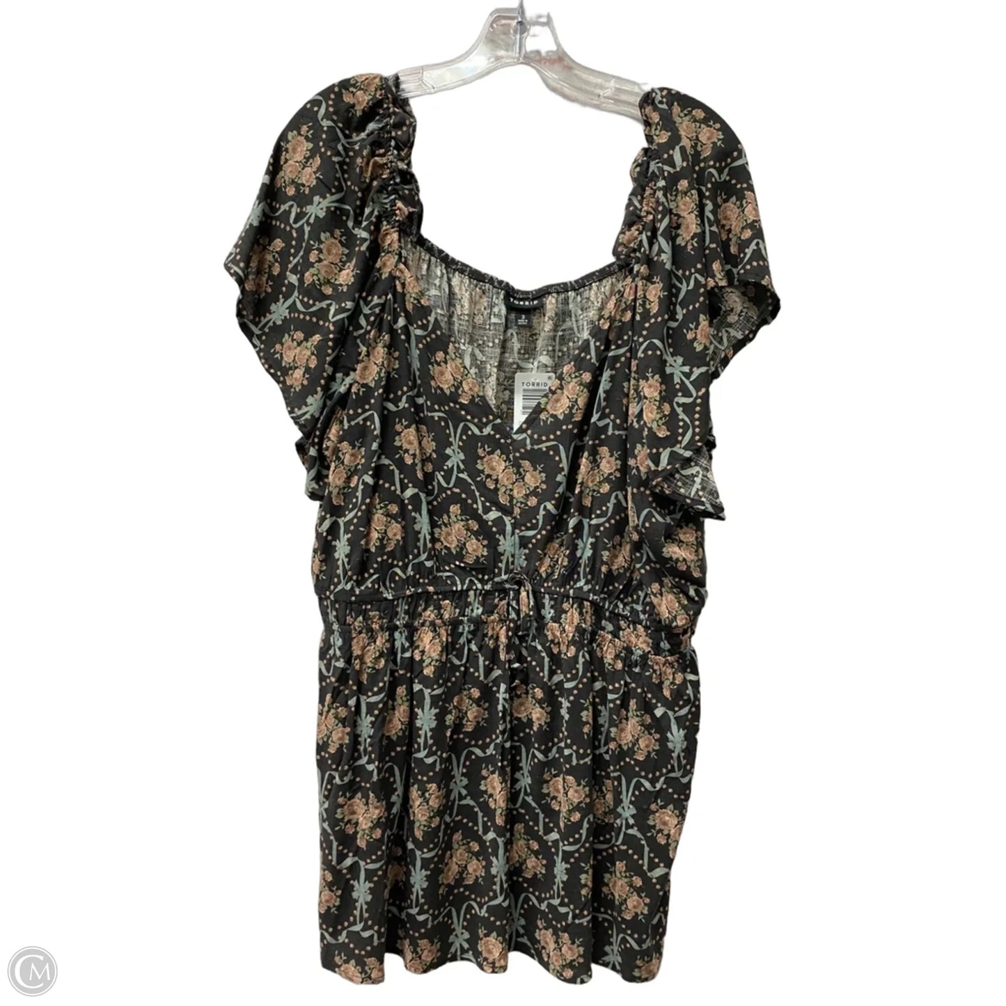 Top Short Sleeve By Torrid In Grey, Size: 3x