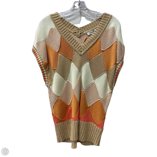 Top Sleeveless By Another Love In Orange, Size: M
