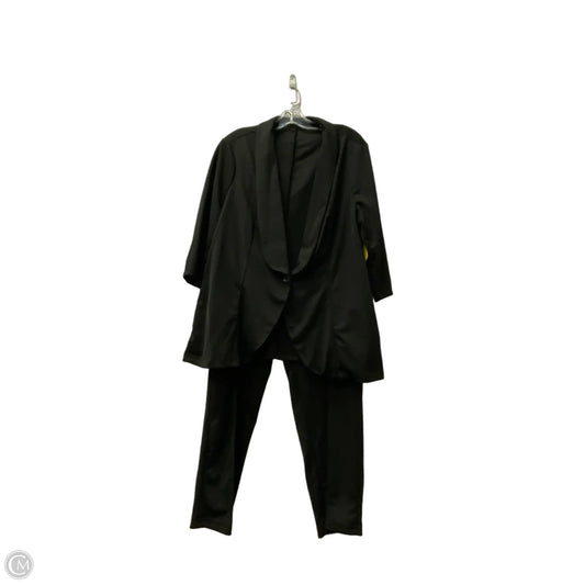 Pants Set 2pc By Shein In Black, Size: 2x