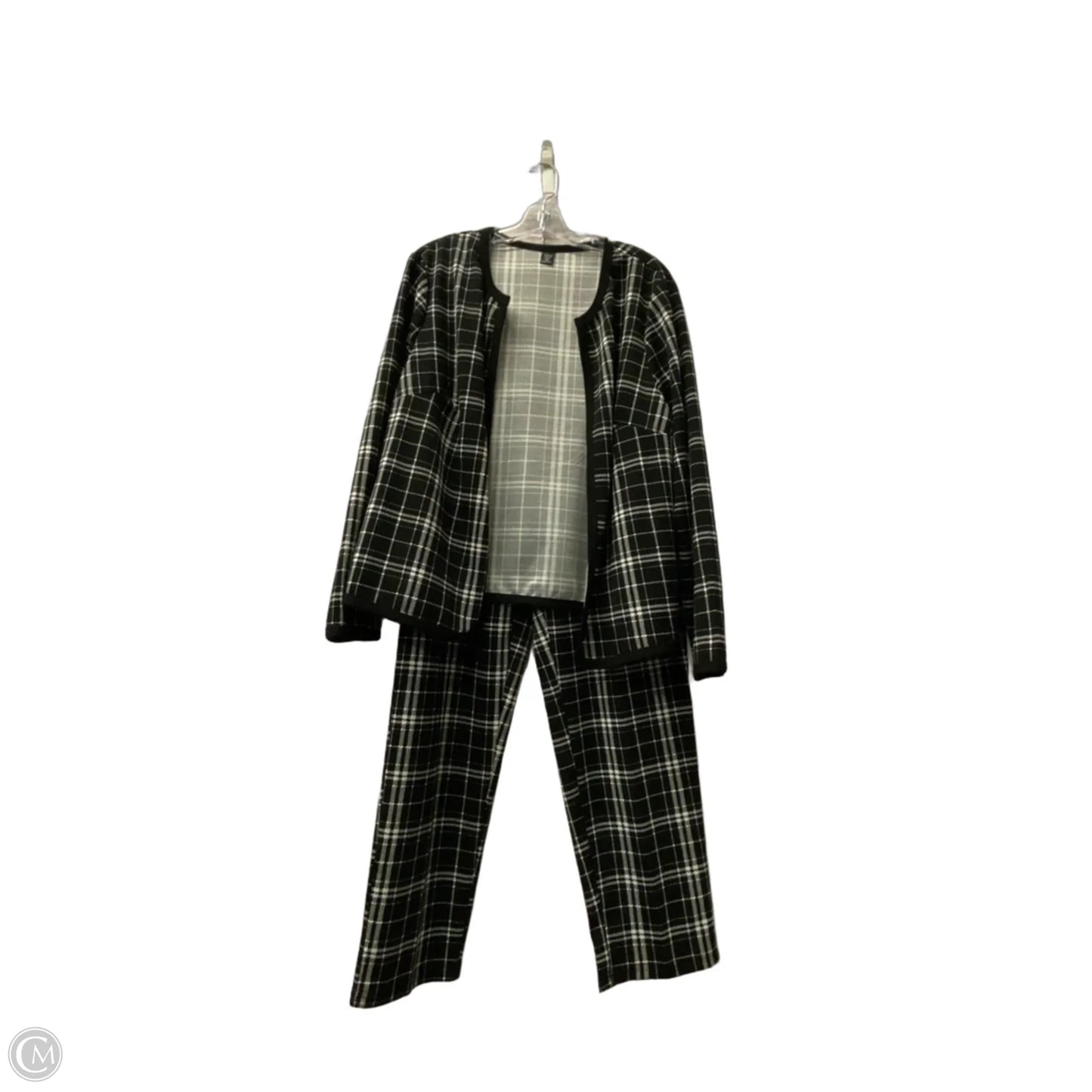 Pants Set 2pc By Shein In Black, Size: 2x