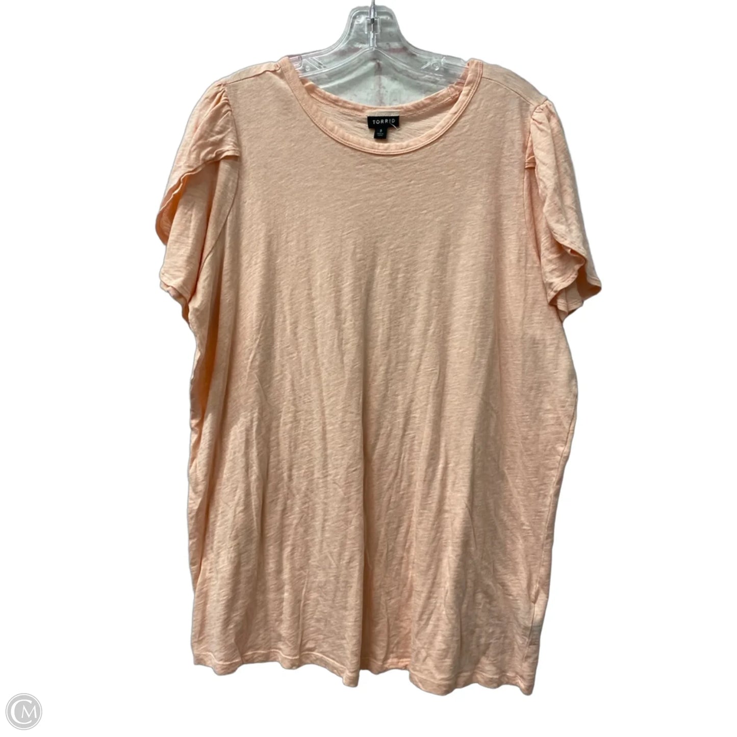 Top Short Sleeve By Torrid In Pink, Size: 3x