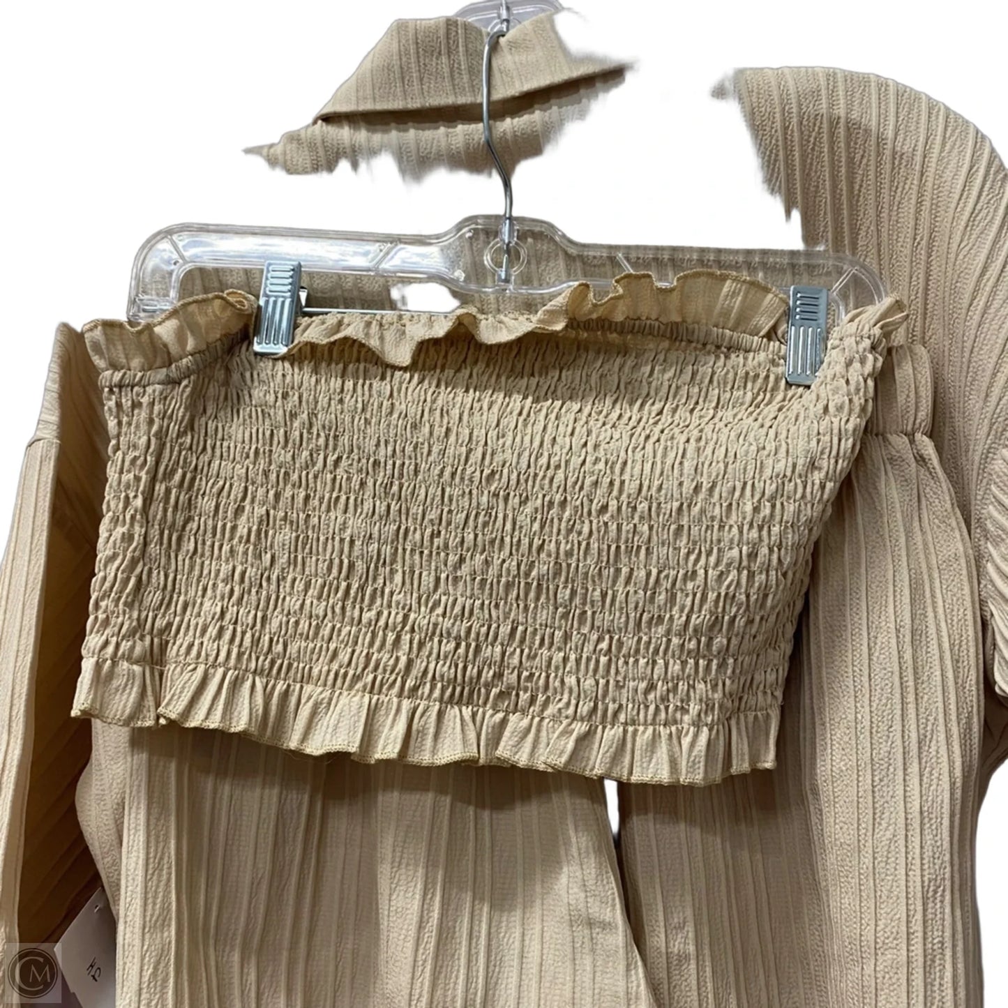 Shorts Set By Shein In Tan, Size: S