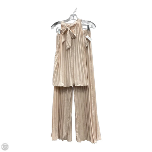 Pants Set 2pc By Shein In Cream, Size: S