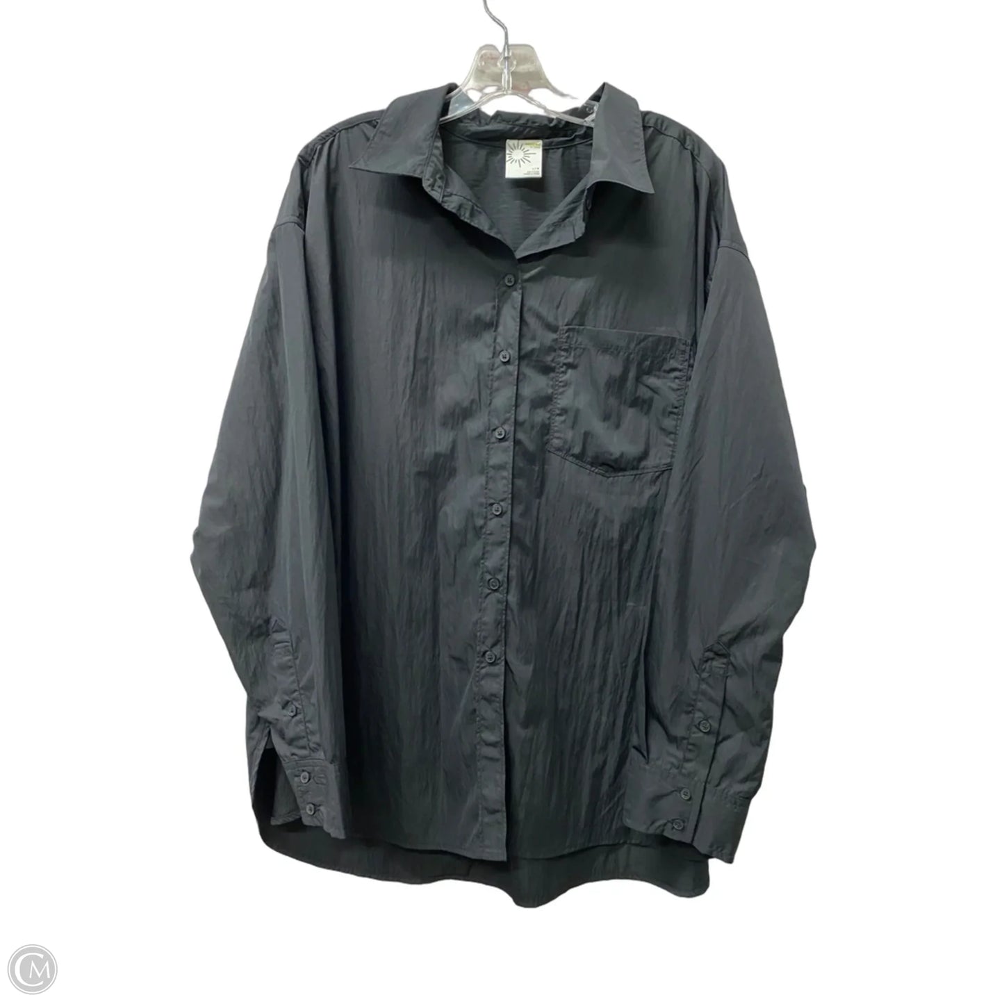 Top Long Sleeve By Aerie In Black, Size: L