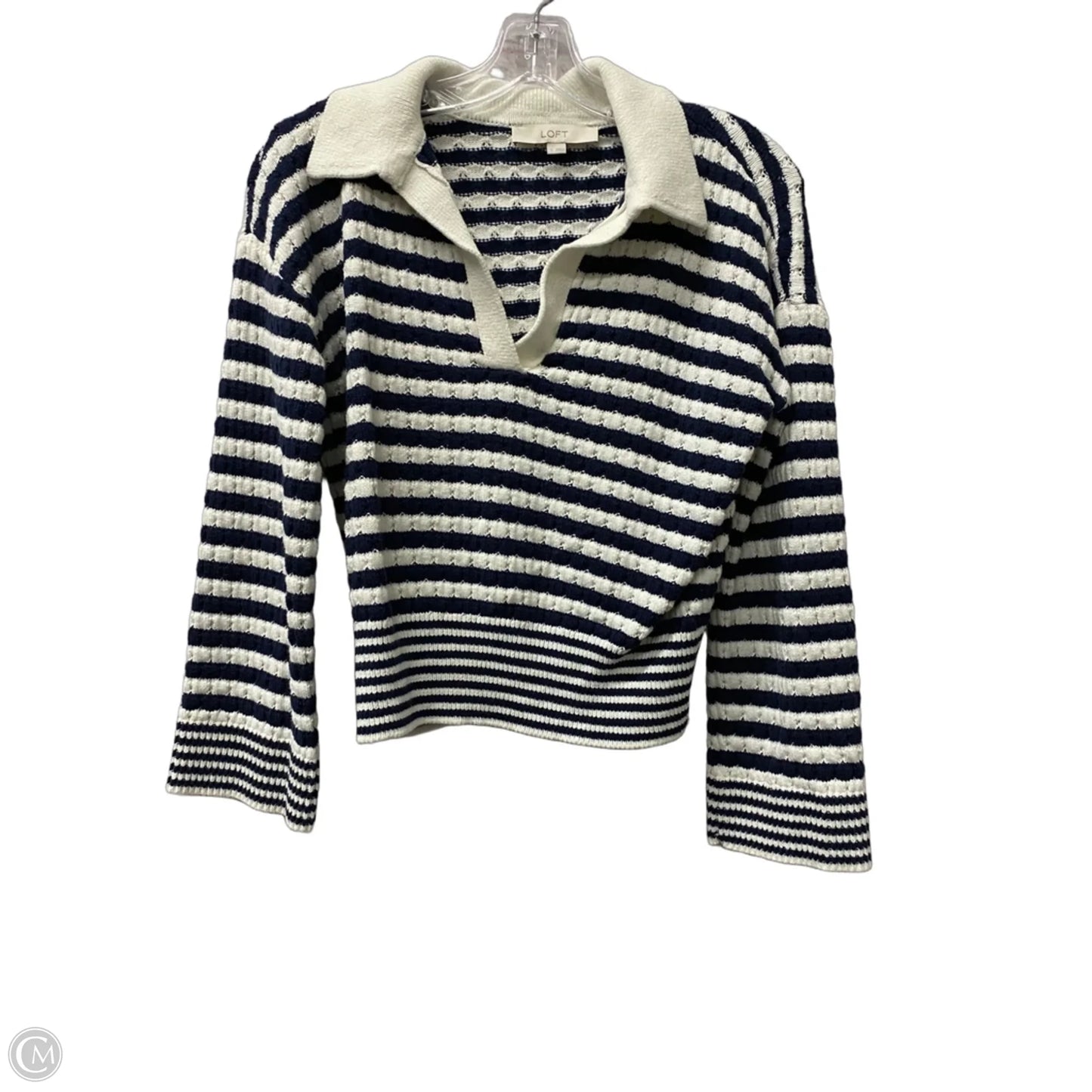 Sweater By Loft In Blue, Size: S