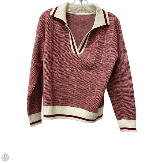 Sweater By Cme In Red, Size: S