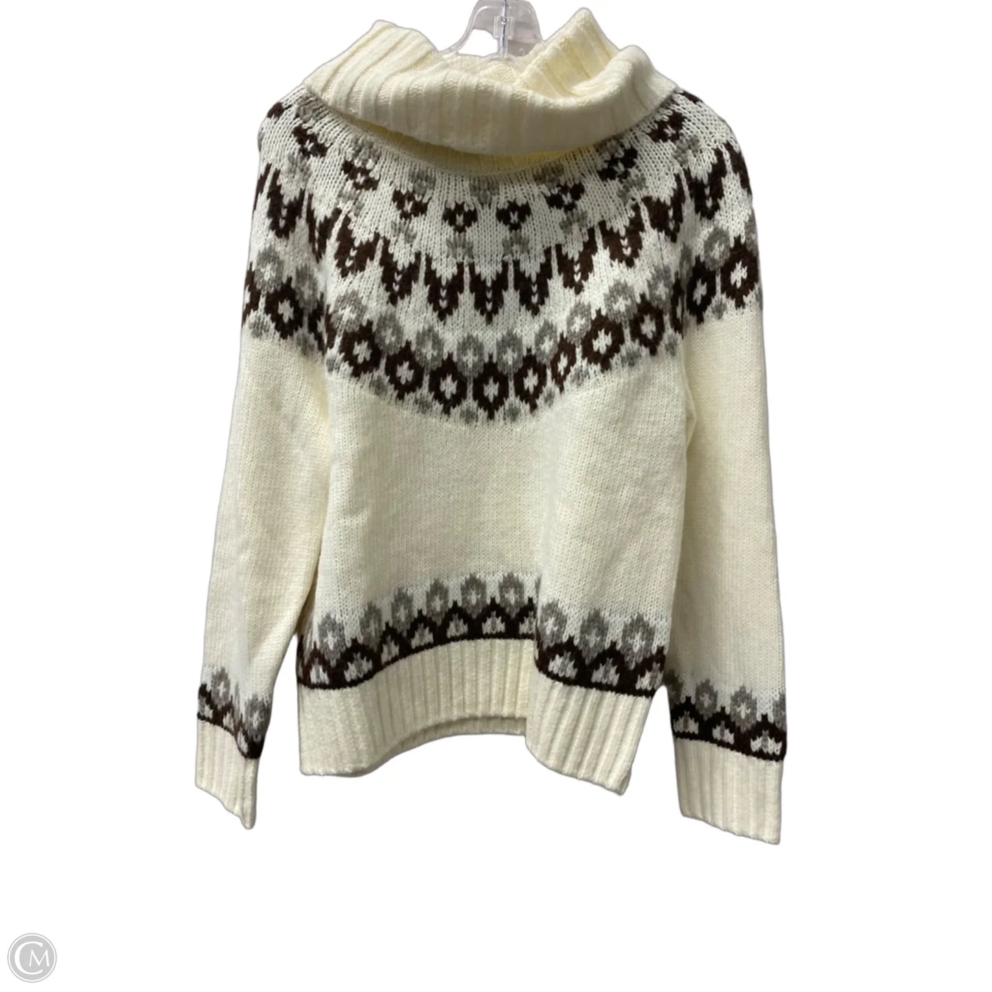 Sweater By Loft In Cream, Size: S