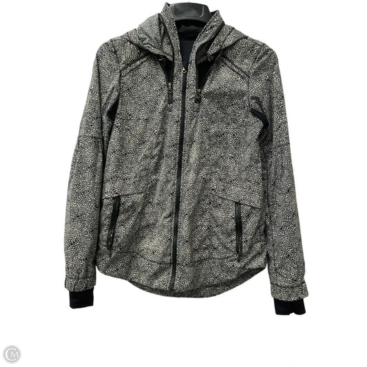 Athletic Jacket By Lululemon In Black, Size: 6