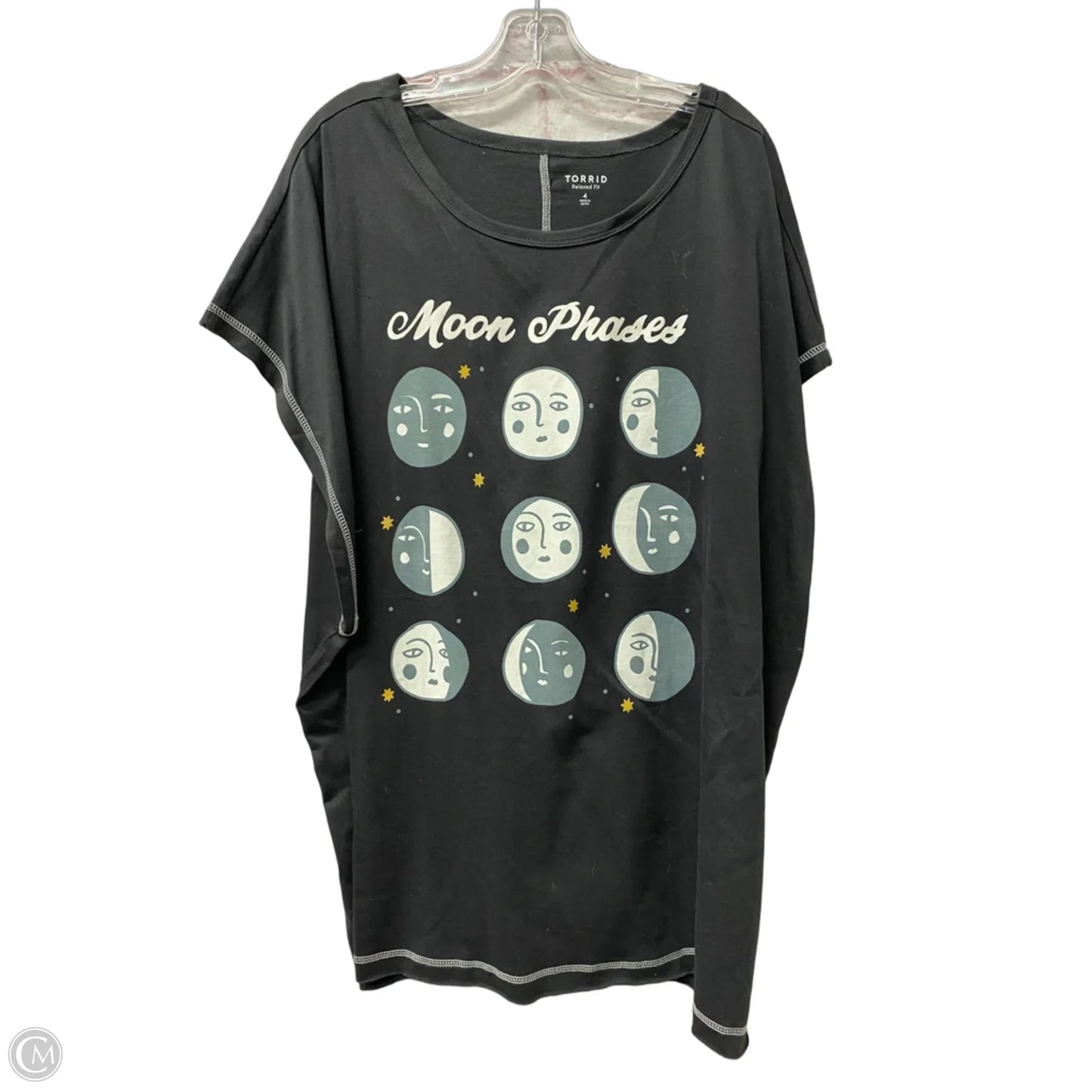 Top Short Sleeve By Torrid In Grey, Size: 4x