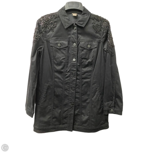 Jacket Other By Chicos In Black, Size: M