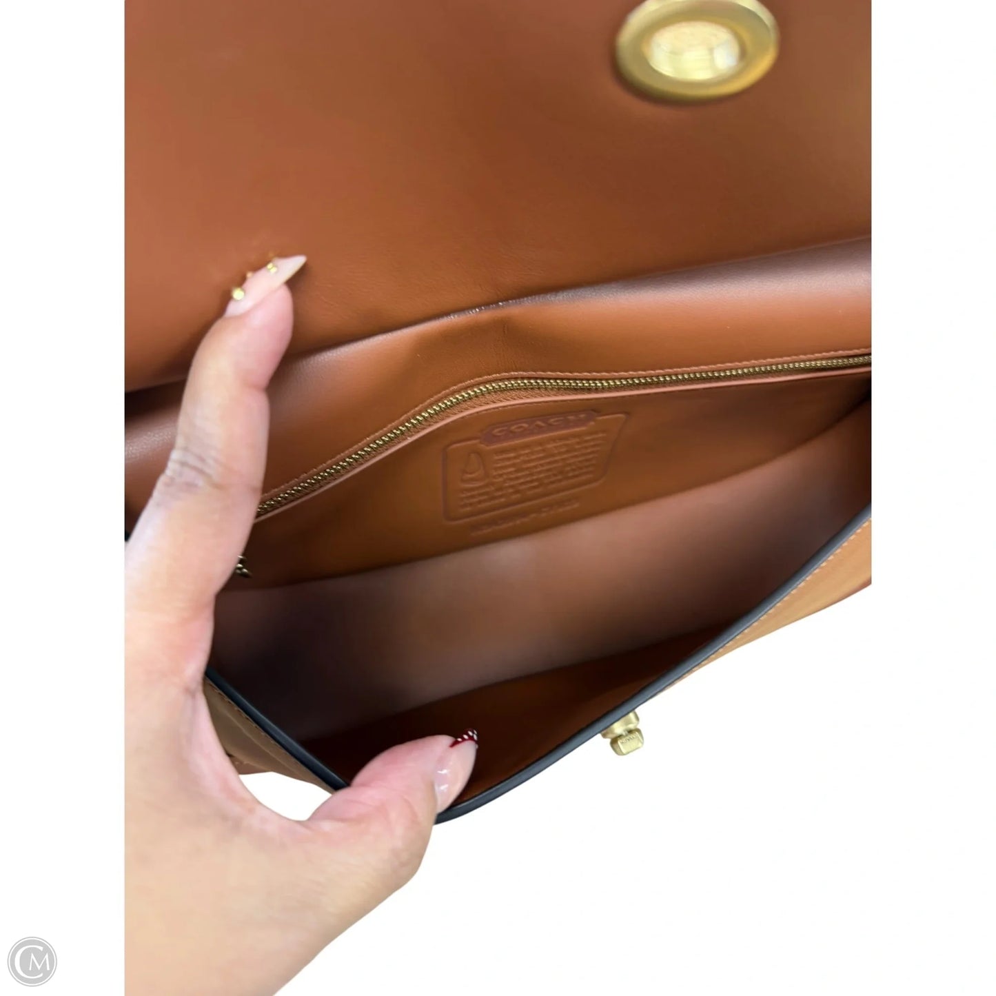 Handbag Designer By Coach, Size: Medium