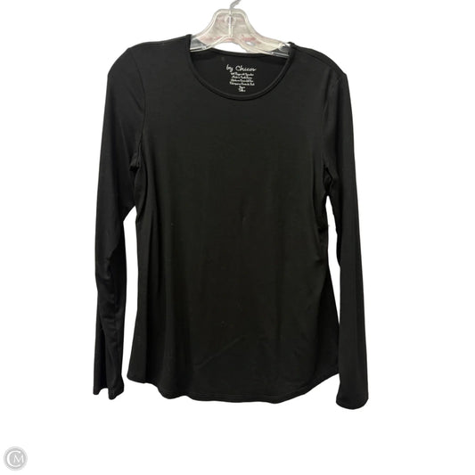 Top Long Sleeve Basic By Chicos In Black, Size: S