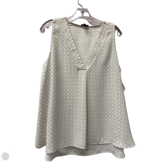 Top Sleeveless By Ann Taylor In Beige, Size: M
