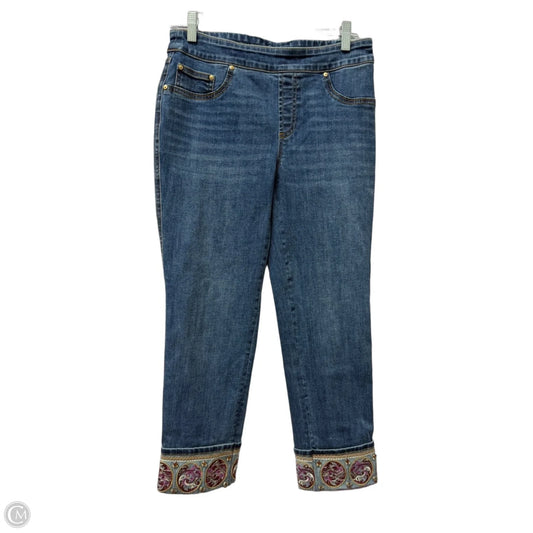 Jeans Cropped By Chicos In Blue, Size: 4p