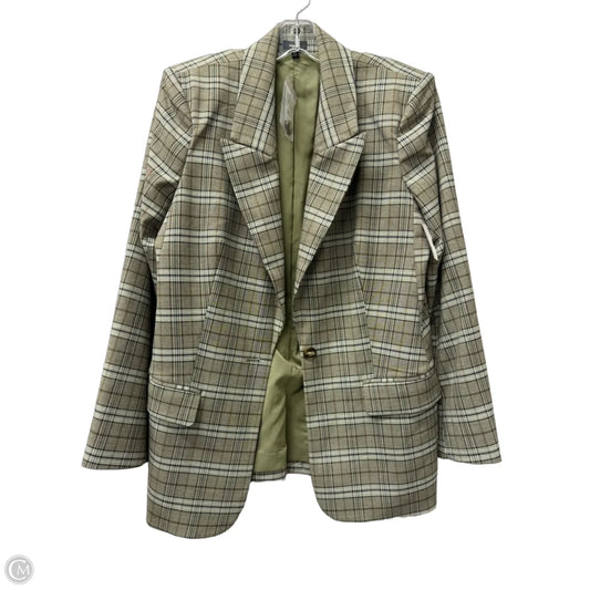 Blazer By Express In Brown & Green, Size: L