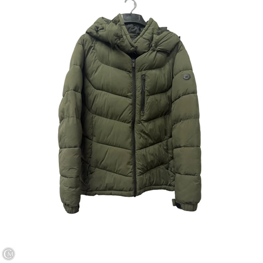 Coat Puffer & Quilted By Scotch & Soda In Green, Size: L