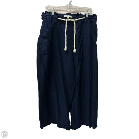 Pants Wide Leg By Loft In Blue, Size: 12p