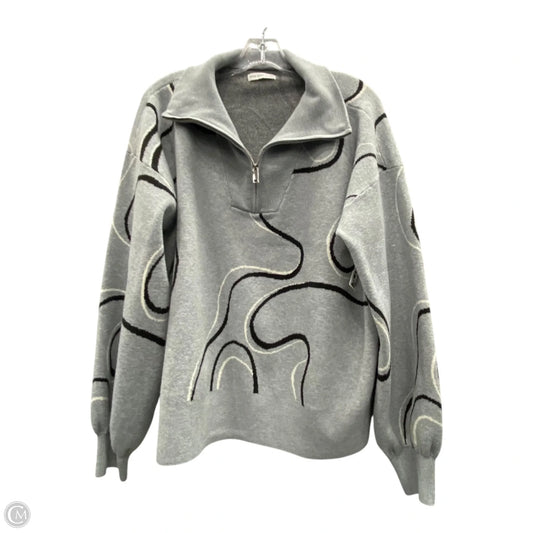 Sweater By Nine West In Grey, Size: 1x
