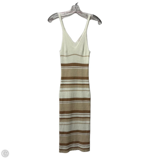 Dress Casual Midi By Cme In White, Size: Xs
