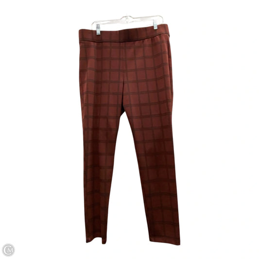 Pants Leggings By Loft In Maroon, Size: L