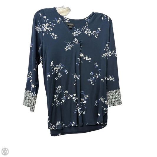 Top Long Sleeve By J. Jill In Blue, Size: S