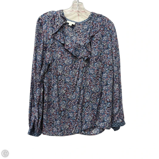 Top Long Sleeve By J. Jill In Blue, Size: S