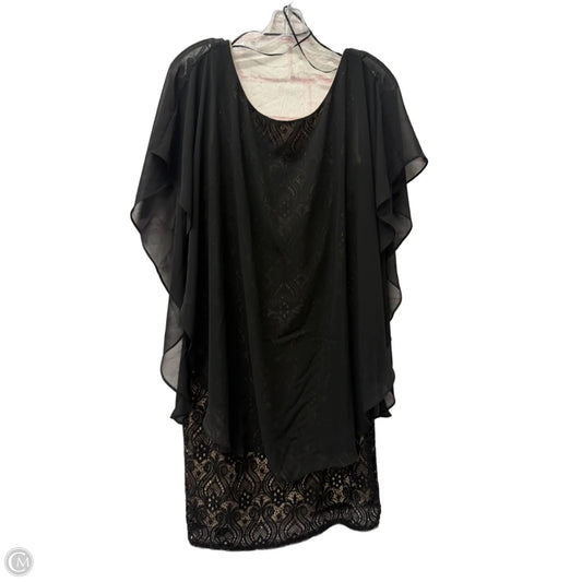 Dress Party Short By R And M Richards In Black, Size: M