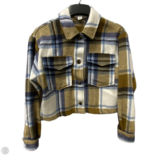 Jacket Other By For The Republic In Blue & Brown, Size: M