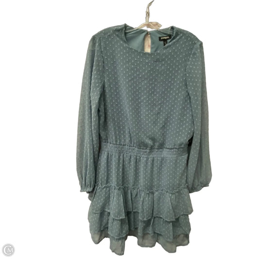 Dress Casual Short By Express In Blue, Size: M