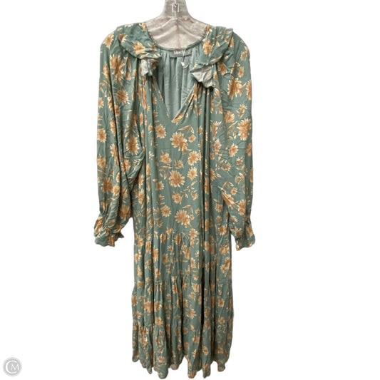 Dress Casual Maxi By Blue B In Green, Size: M