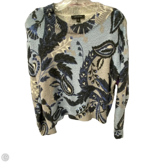 Sweater By Ann Taylor In Blue, Size: Xs