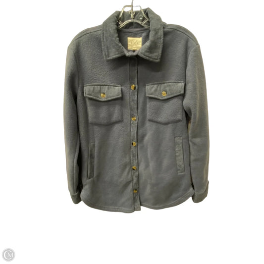 Jacket Shirt By Thread And Supply In Blue, Size: Xs