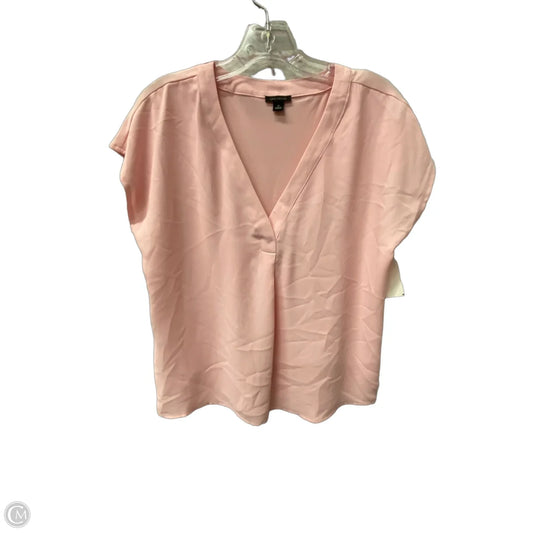 Top Short Sleeve By Ann Taylor In Pink, Size: Xs