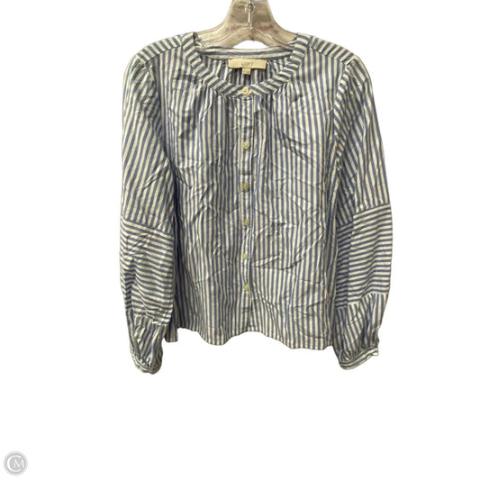Top Long Sleeve By Loft In Blue, Size: Xs