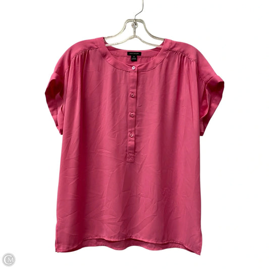 Top Short Sleeve By Ann Taylor In Pink, Size: Xs
