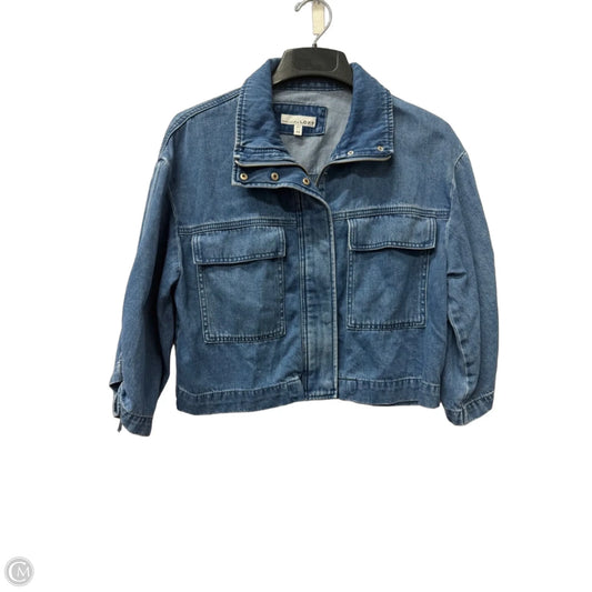 Jacket Denim By Loft In Blue, Size: Xs