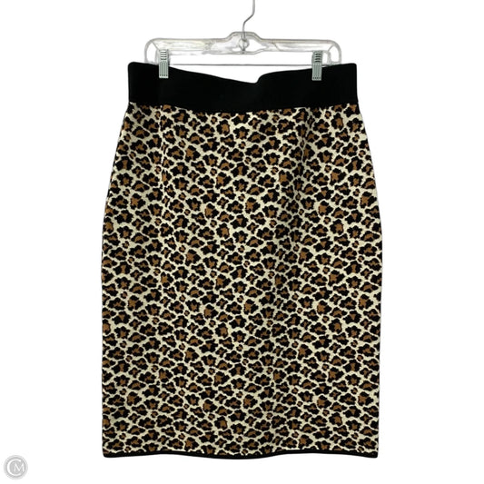 Skirt Designer By Diane Von Furstenberg In Animal Print, Size: 16