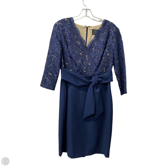 Dress Party Short By Alex Evenings In Blue, Size: Sp