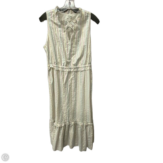 Dress Casual Maxi By J. Crew In Cream, Size: M