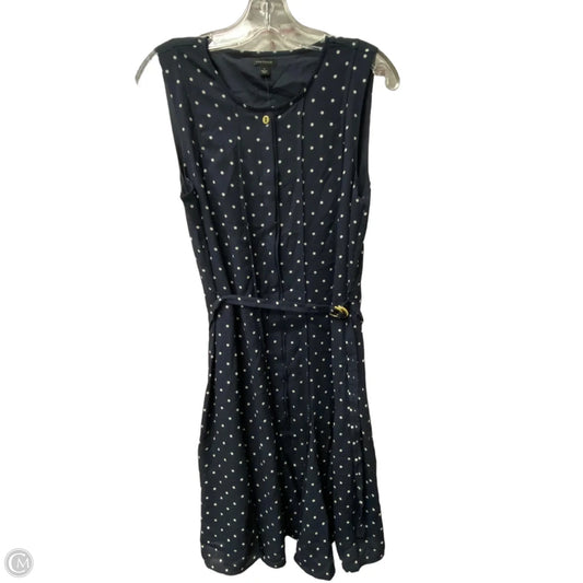 Dress Casual Short By Ann Taylor In Blue, Size: M