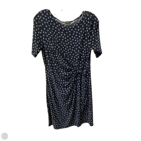 Dress Casual Short By Ann Taylor In Blue, Size: Mp