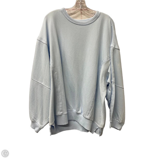 Sweatshirt Crewneck By Aerie In Blue, Size: M