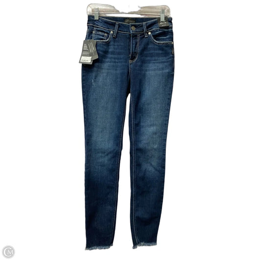 Jeans Skinny By Silver In Blue, Size: 4