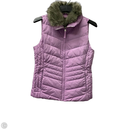 Vest Puffer & Quilted By Talbots In Purple, Size: S