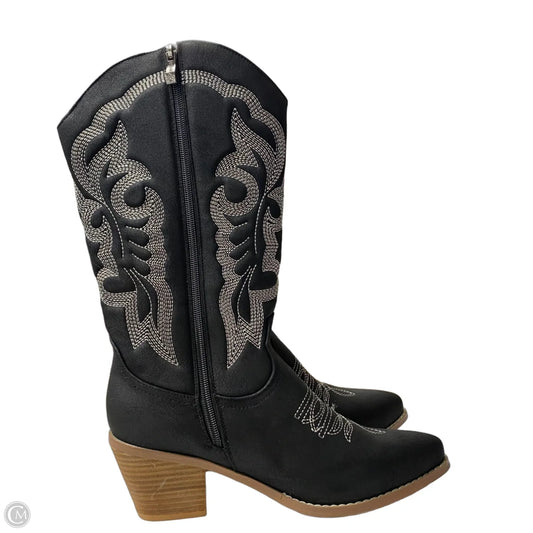 Boots Western By Cme In Black, Size: 10