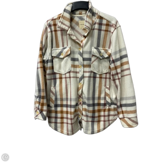 Jacket Shirt By Thread And Supply In White, Size: Xl