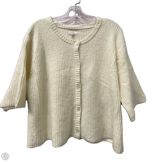 Sweater Cardigan By Aerie In Cream, Size: L